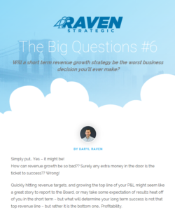 Raven Strategic - Corporate business strategy. Leadership development. Project Management. Change Management